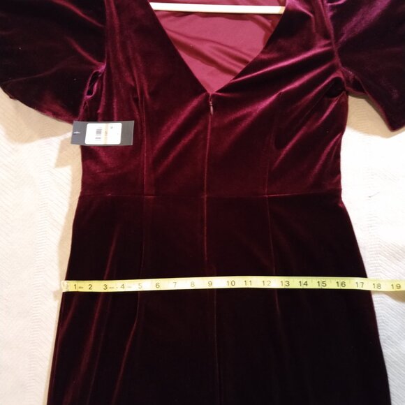 NWT! Jessica Howard Dress ONLY $49! RETAIL $169! Velvet Rosette Embelishment 12P - Picture 7 of 8